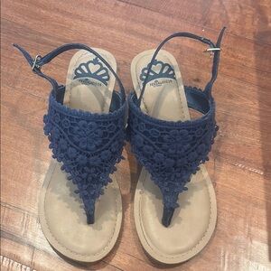 Fergalicious by Fergie Women's Navy Sandals